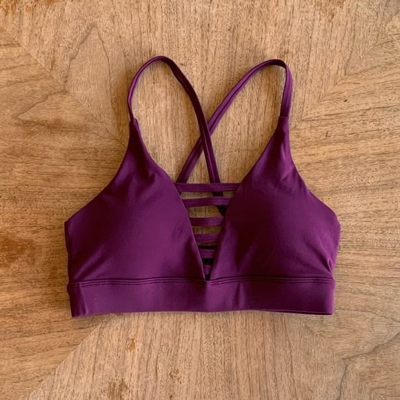 Peachy Athletic Wine Seventh Heaven Bra