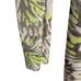 AFRM Shailene Green Abstract Long Sleeve Mesh Turtleneck Midi Dress Size S