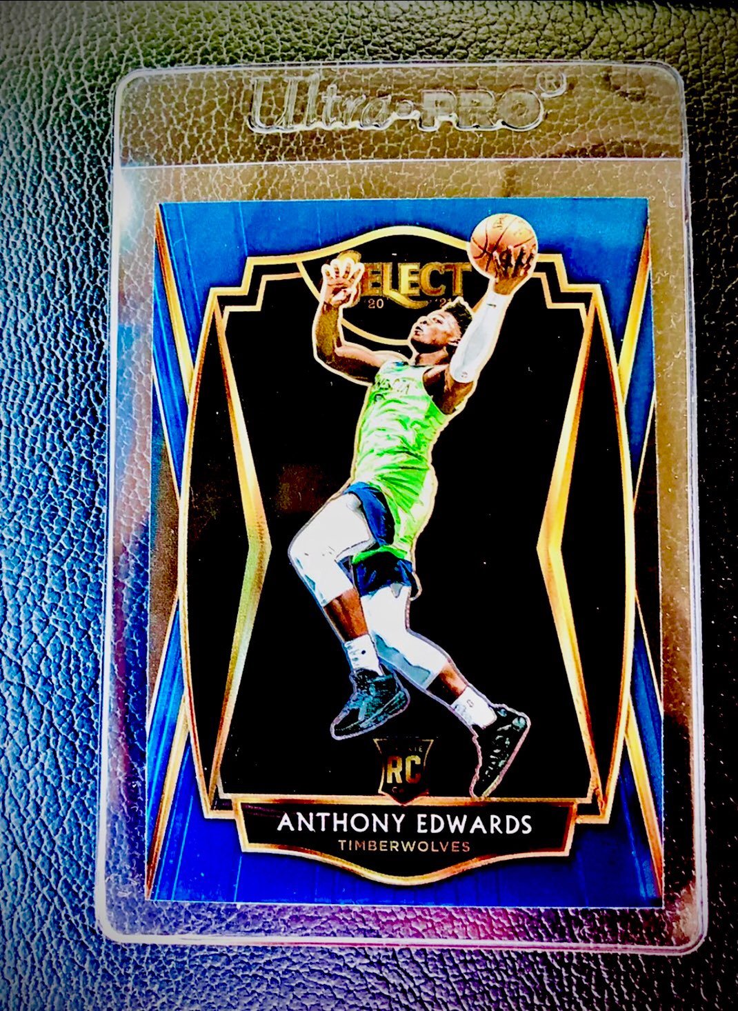 2020-2021 Panini Select Anthony Edwards Premier Level Rookie card #169 fresh!
