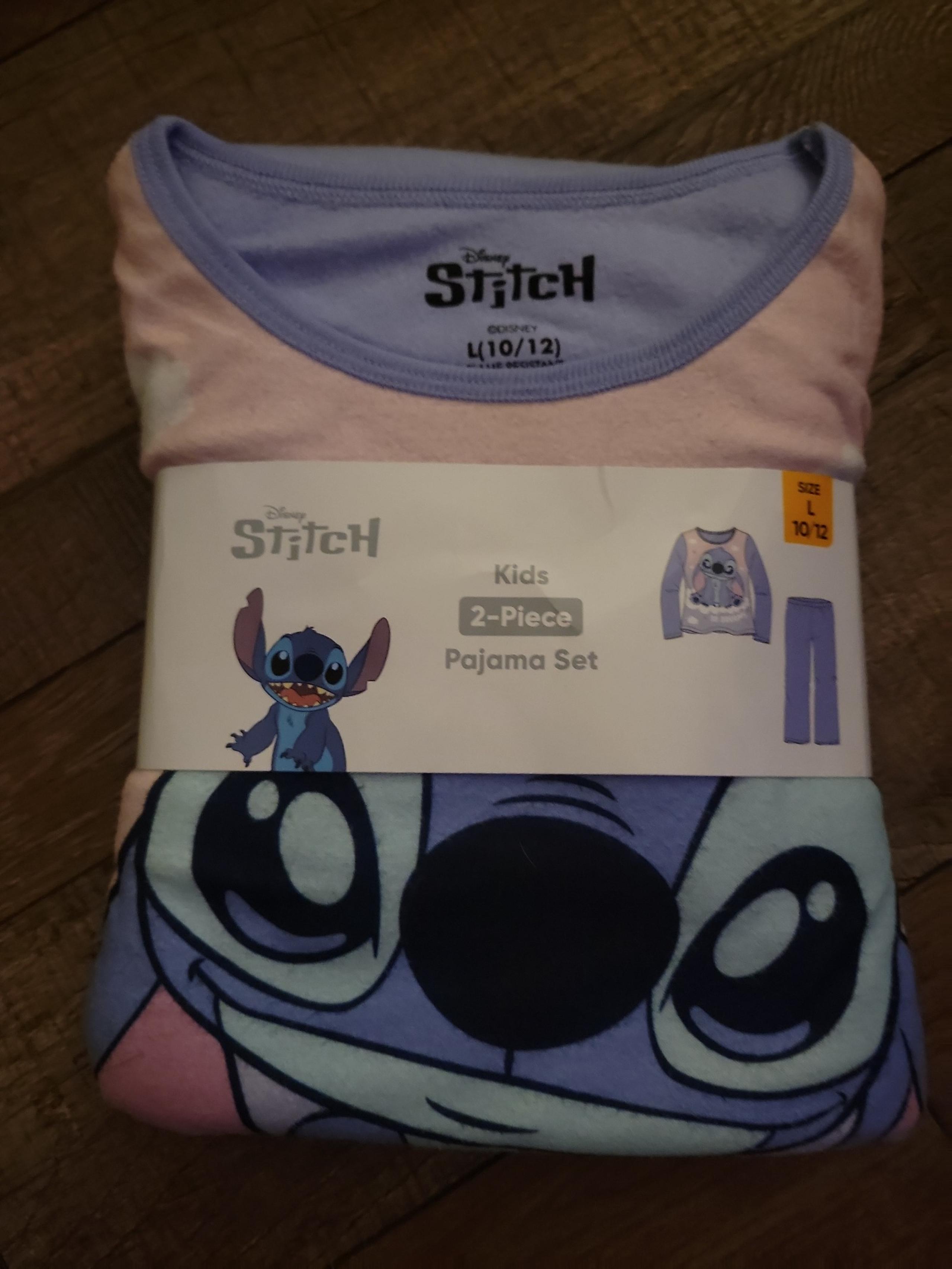 Disney Stitch pajamas, youth size 10/12 - NWT