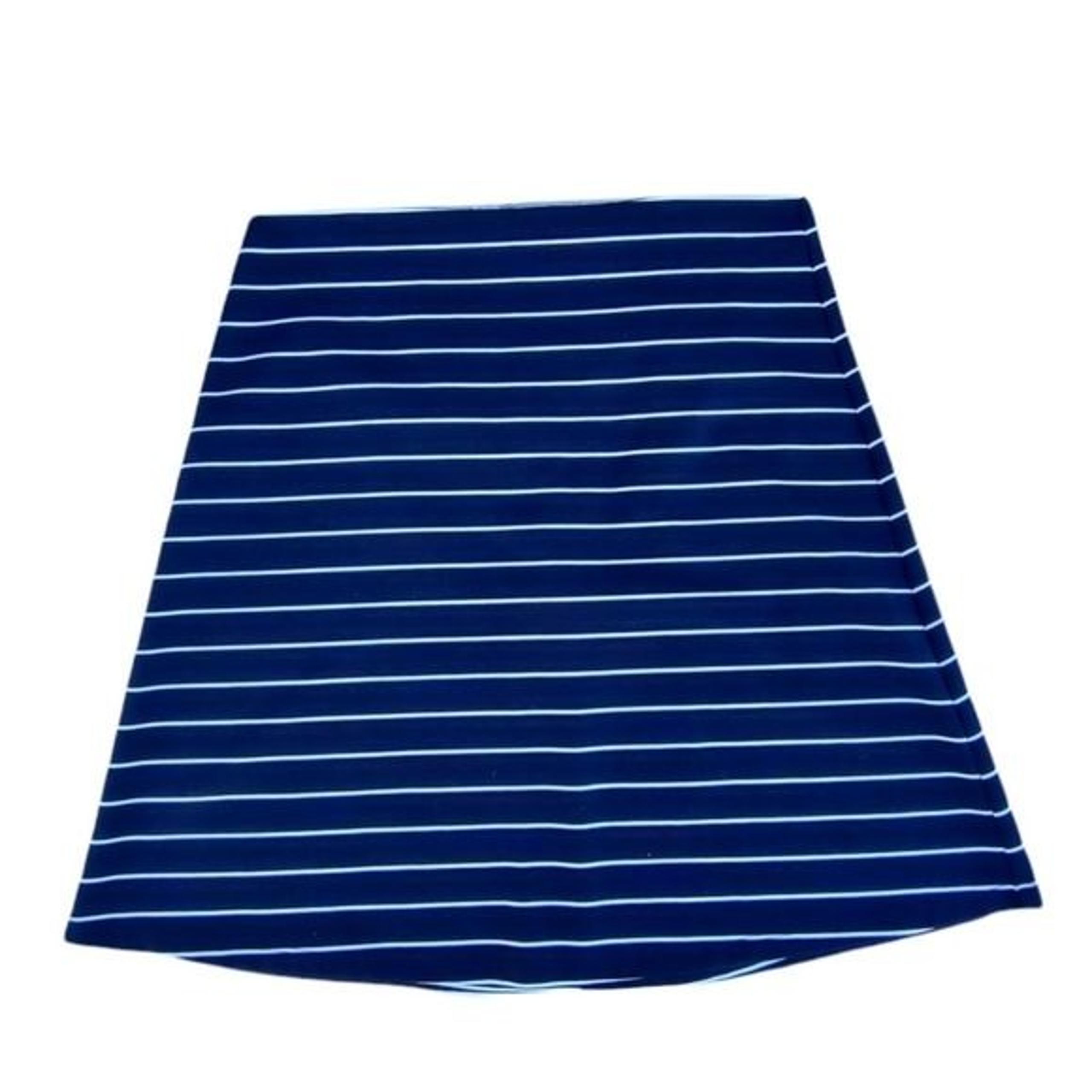 Philosophy Republic Clothing A Line Striped Mini Skirt Large Blue & White
