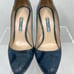 Prada Snakeskin Platform Pumps