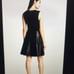 Halogen Black Leather Dress Ponte Dress Sz.4P NWT