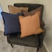 Set of 2 Decorative Linen Fringe Throw Pillow Covers 18×18 Inch,
