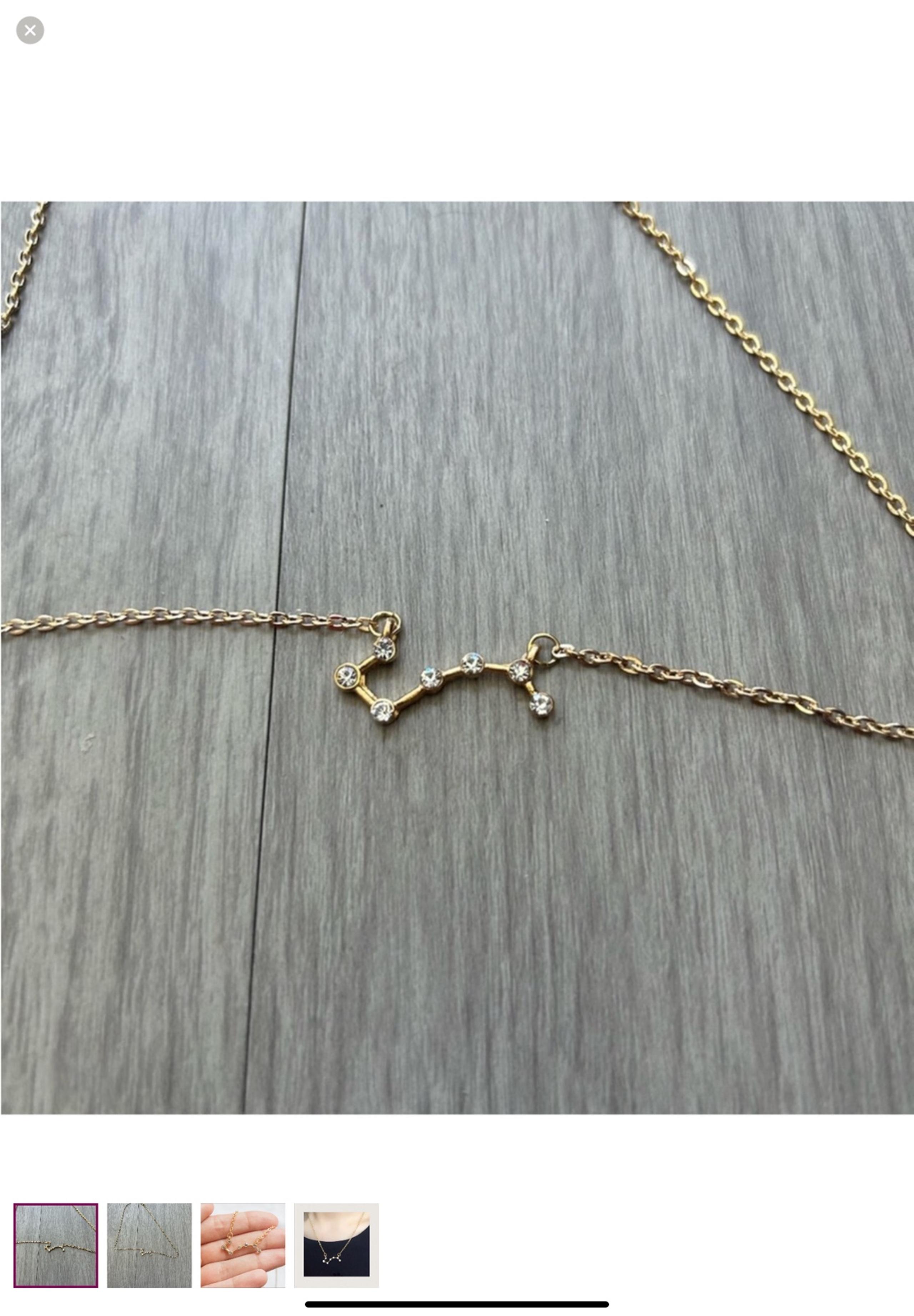 Big Dipper constellation necklace