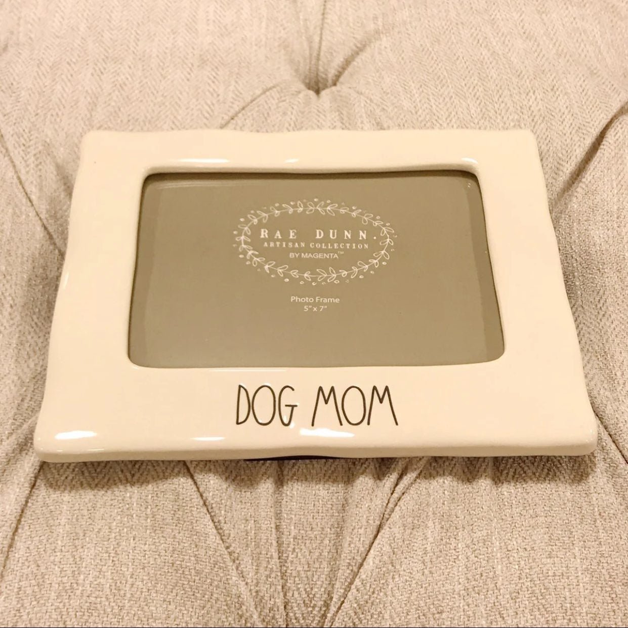 Rae Dunn DOG MOM 5” x 7” Frame