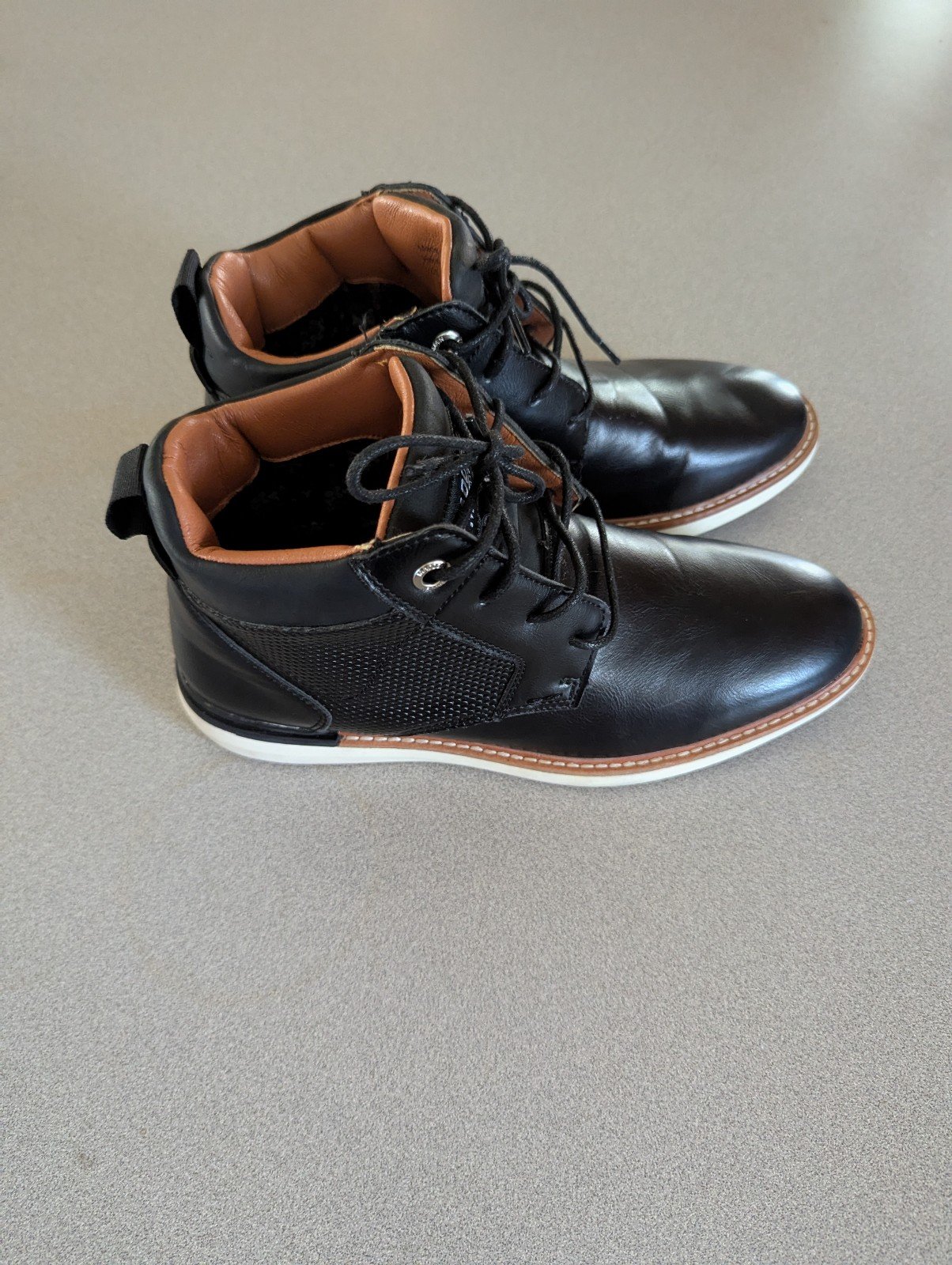 Steve Madden black Dallas mens shoes sz 7 NWOT