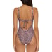 Becca Prin Play Safari High Leg Cut One Piece Swimsuit Size Médium