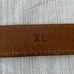 Calvin Klein Jeans women XL genuine leather white belt