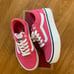 New girls Vans Sz 4 shoes Honeysuckle