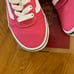 New girls Vans Sz 4 shoes Honeysuckle