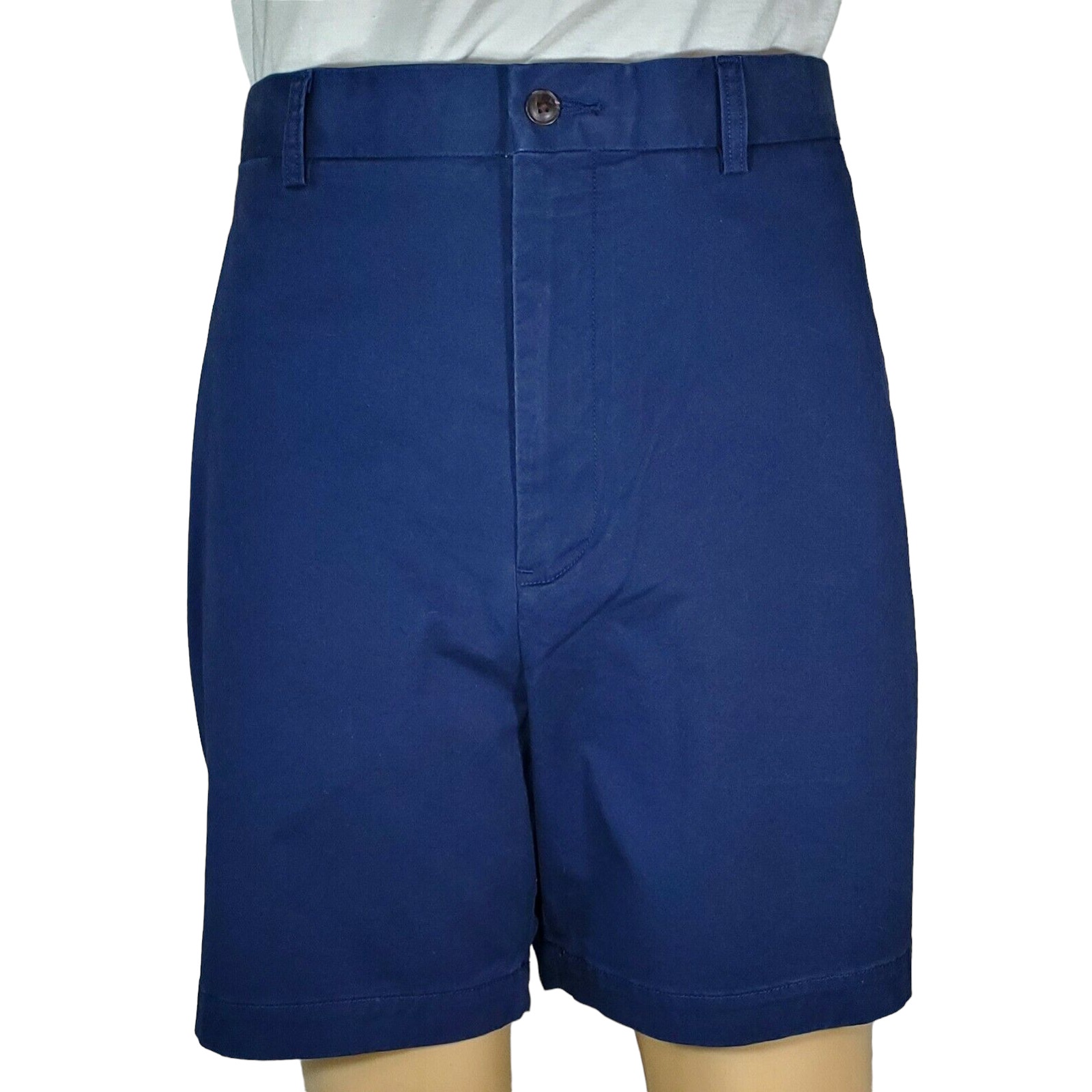 70 Polo Ralph Lauren 40w Mens Blue Classic Stretch Fit Chino Shorts