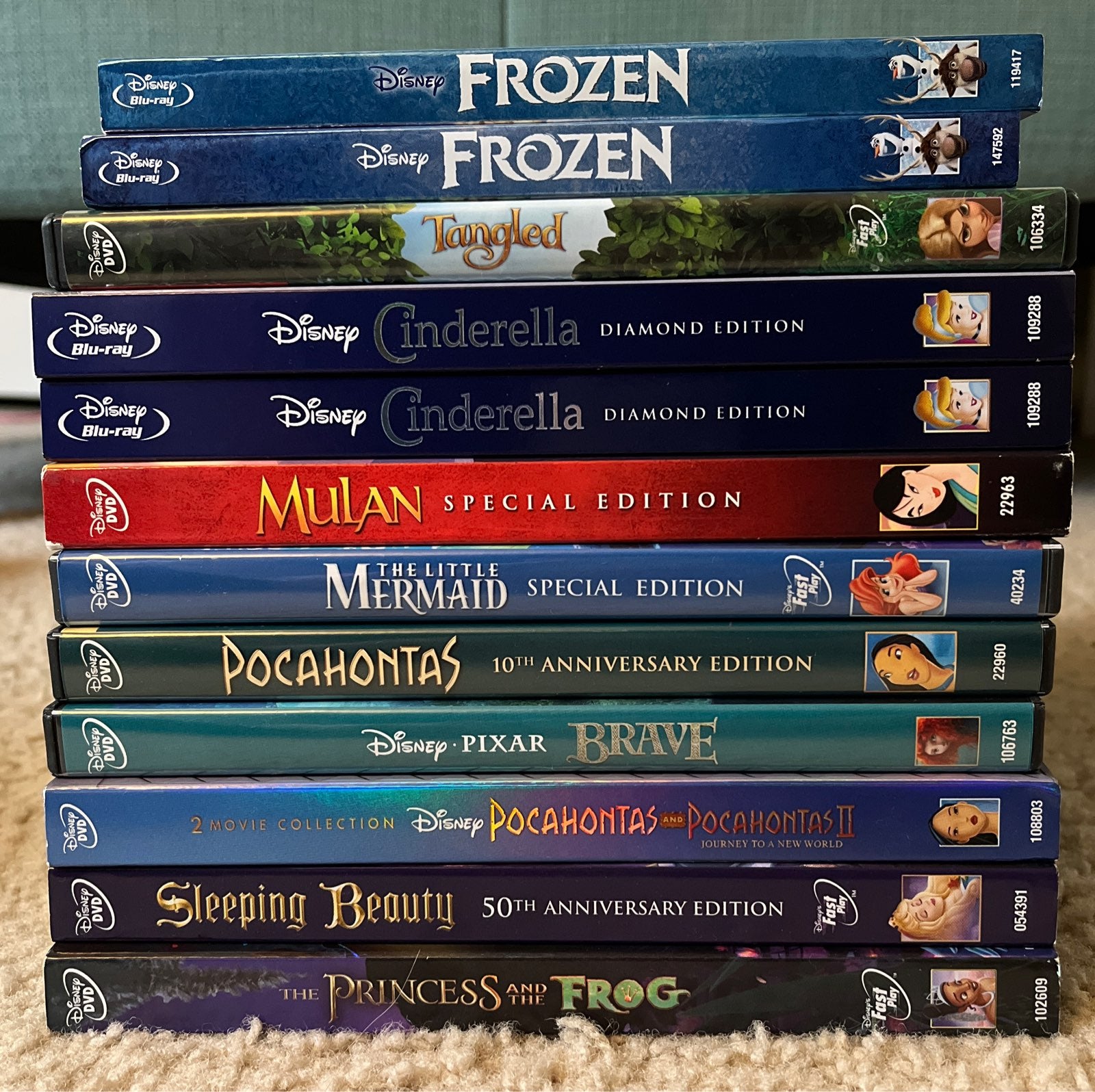 Disney DVD Lot of 49 movies