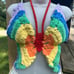 Rainbow Butterfly Crop Top