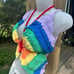 Rainbow Butterfly Crop Top