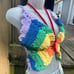 Rainbow Butterfly Crop Top