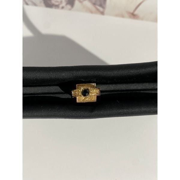 Vintage After Five Women’s Gold Ring Closure Evening Bag Black