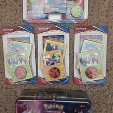 Pokemon Battle Styles treasure Tin Bundle