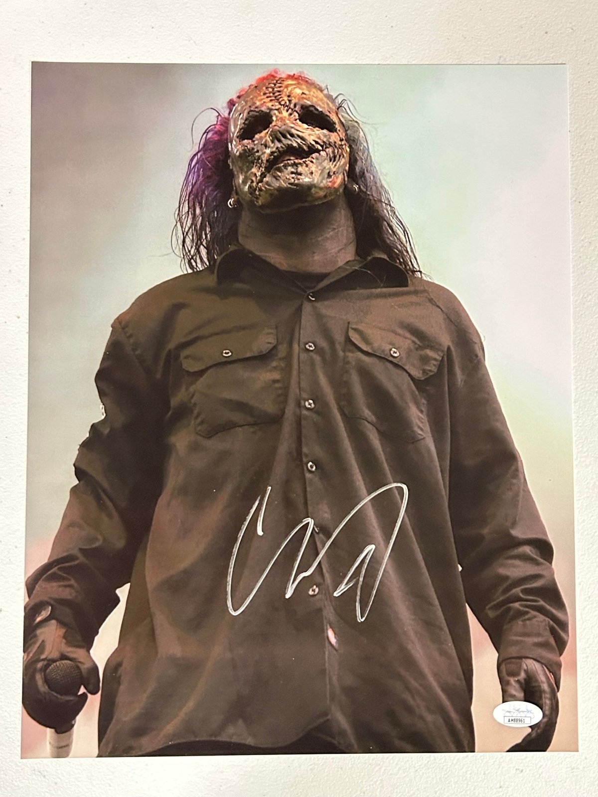 Slipknot Corey Taylor autographed signed 11x14 photo exact proof jsa coa AM88961