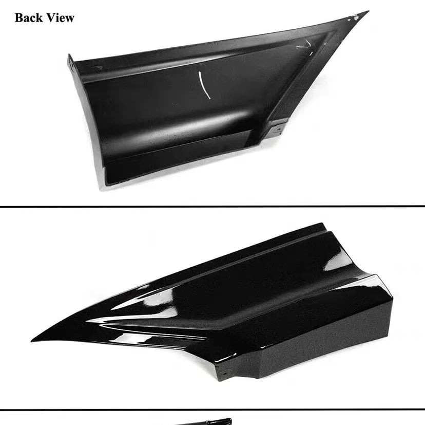 NEW 2022-2024 HONDA CIVIC SEDAN YOFER GLOSSY BLACK LED REAR DIFFUSER+CORNER SPAT