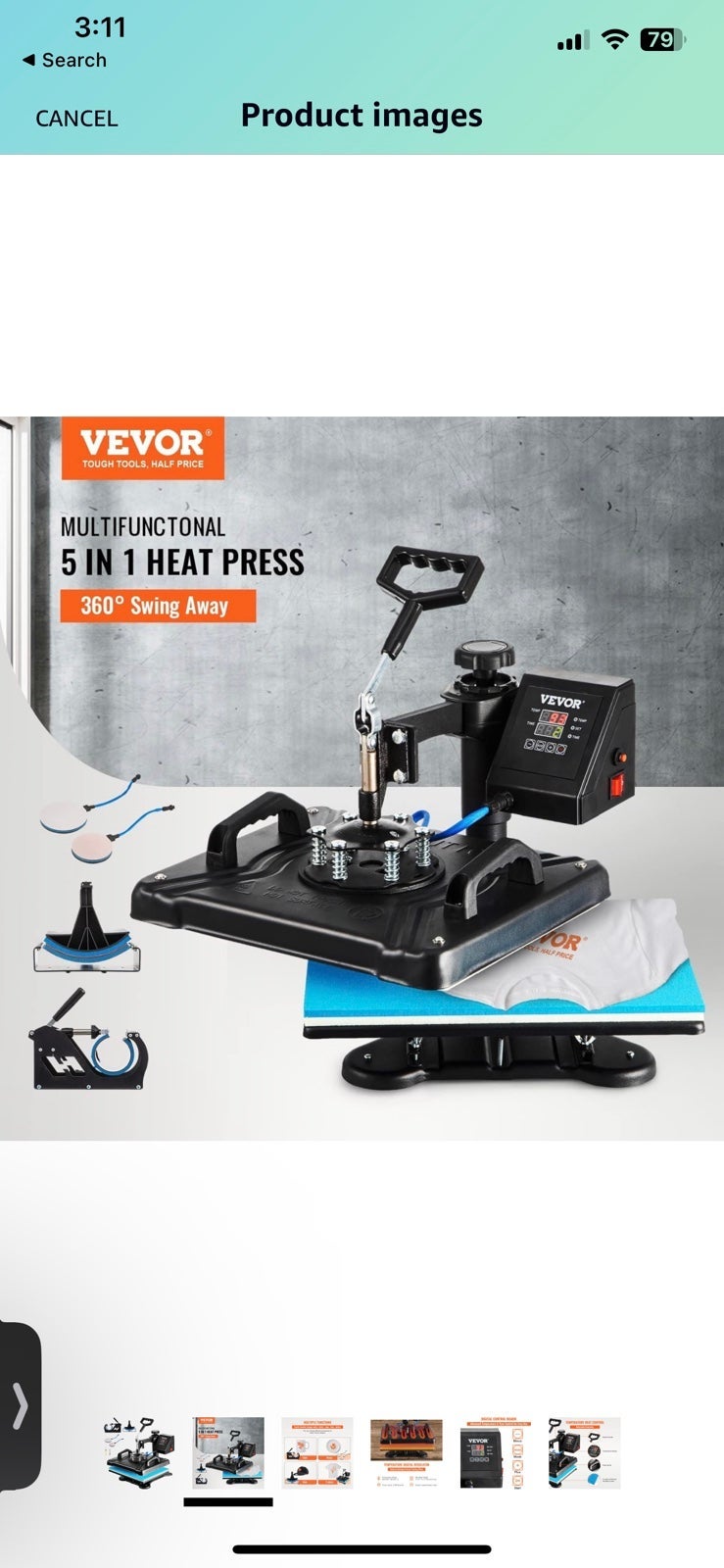 VEVOR Heat Press 12x15 Machine