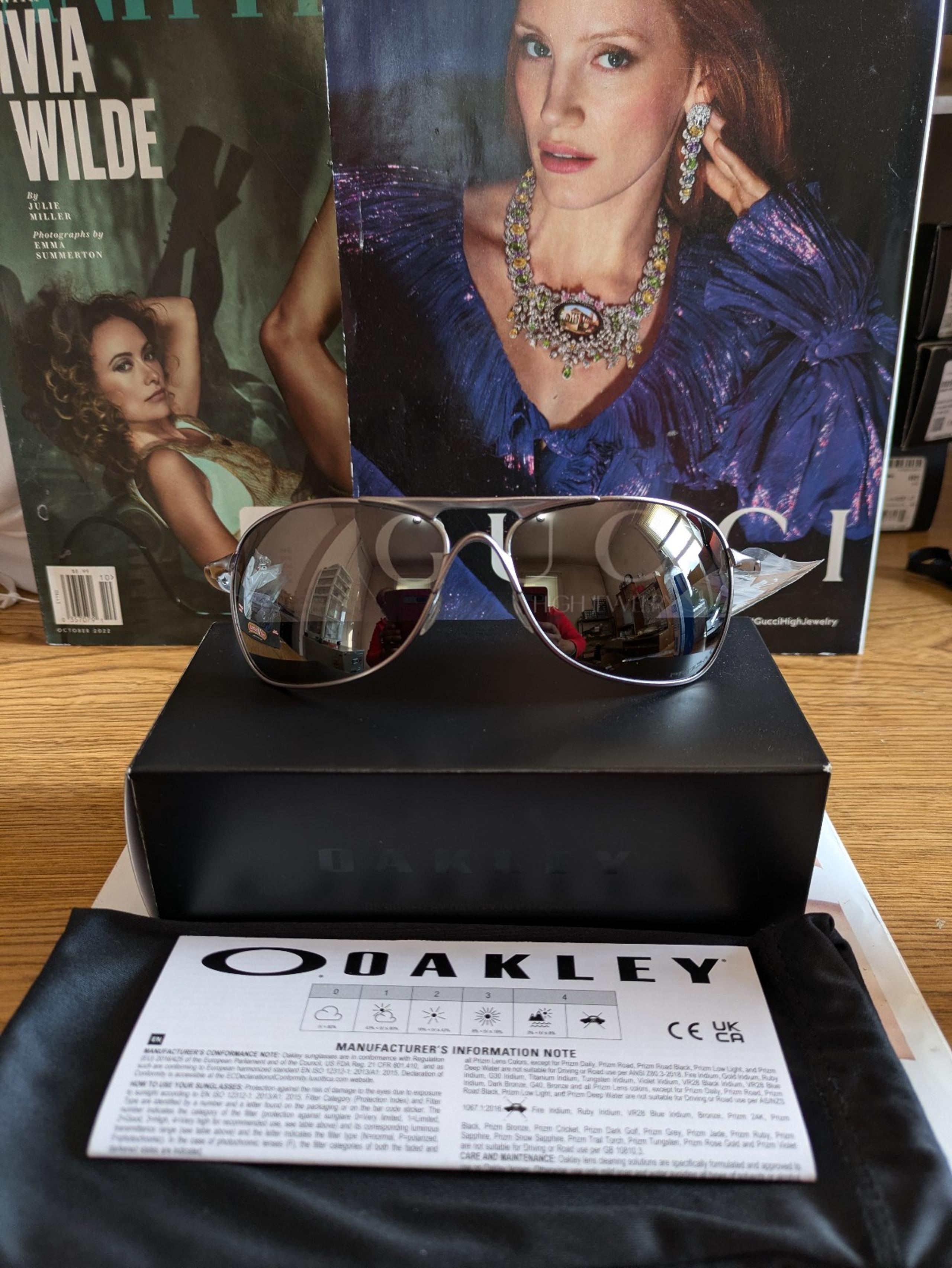 Oakley Cross Hair Prizm Black Polarized Large Men's Sunglasses. 0004060 On Sale!