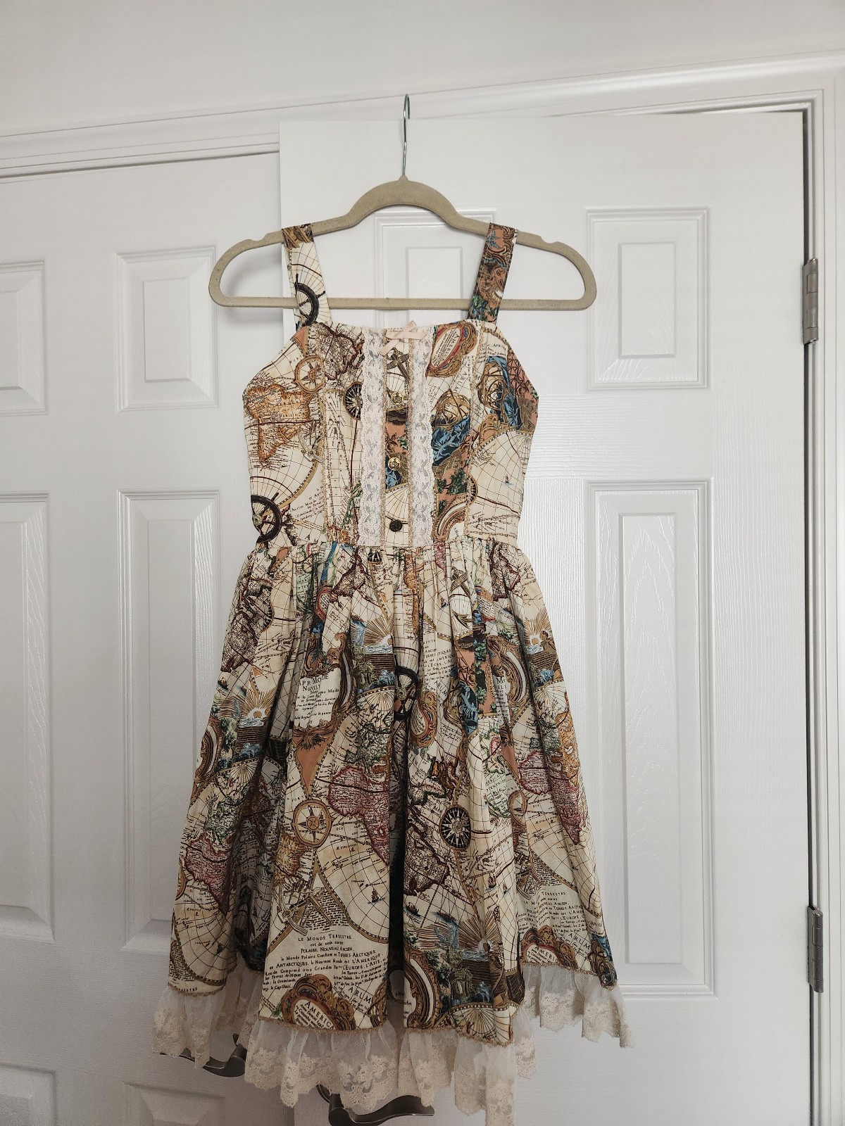 Antique Map Lolita Dress