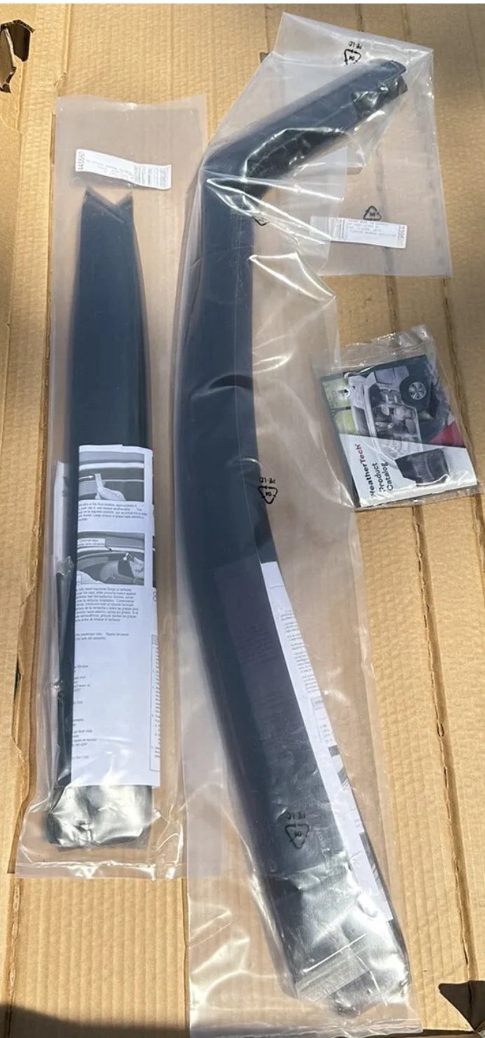 WeatherTech Side Window Deflector SET Dark Tint 82797 for 2016-2021 Lexus RX New
