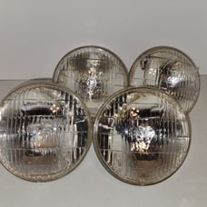 Set Of 4 Vintage GM 1960s T-3 Headlights 2 Prong