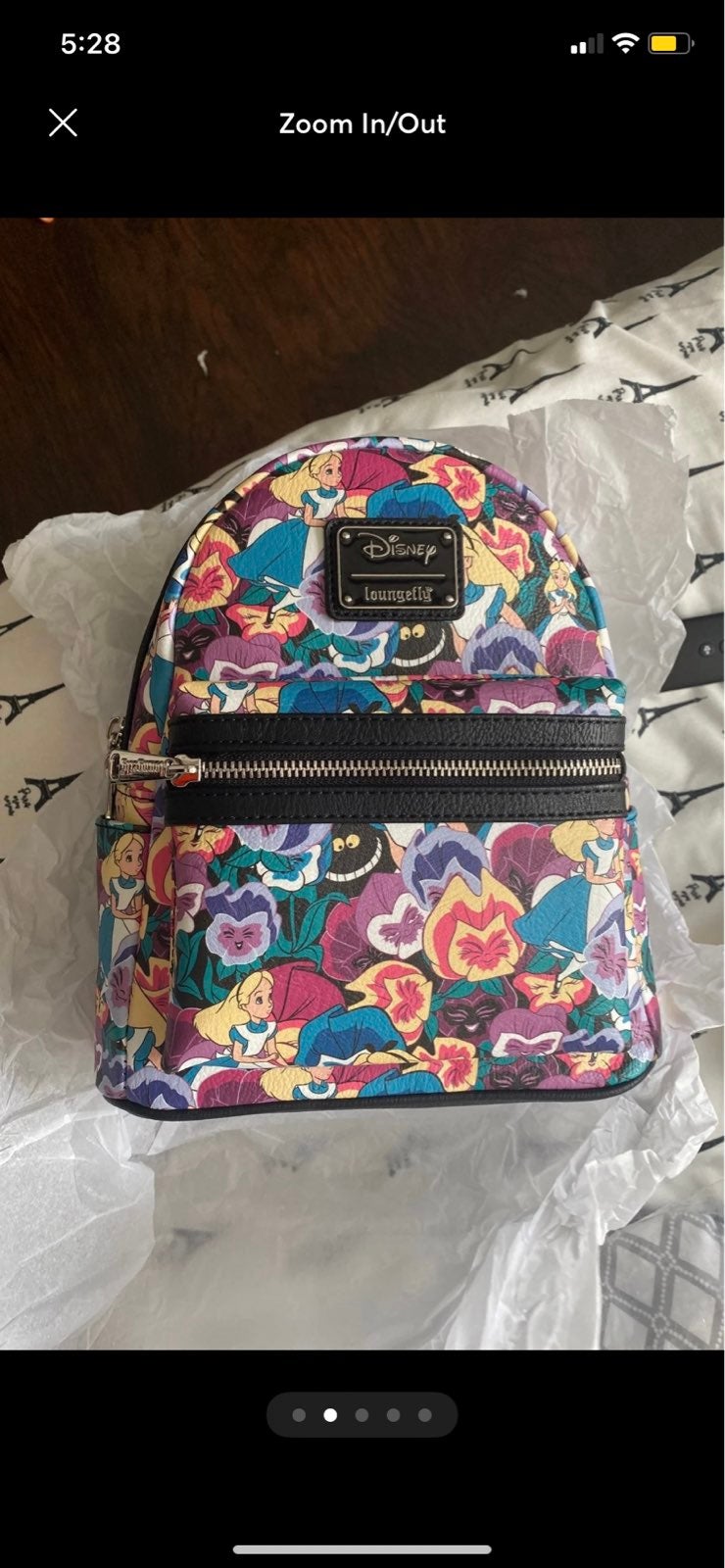 Loungefly Alice In Wonderland Character Print Backpack