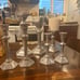 Martha Stewart 8 piece candle holder set pl4 pillar and 4 candlestick