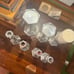 Martha Stewart 8 piece candle holder set pl4 pillar and 4 candlestick