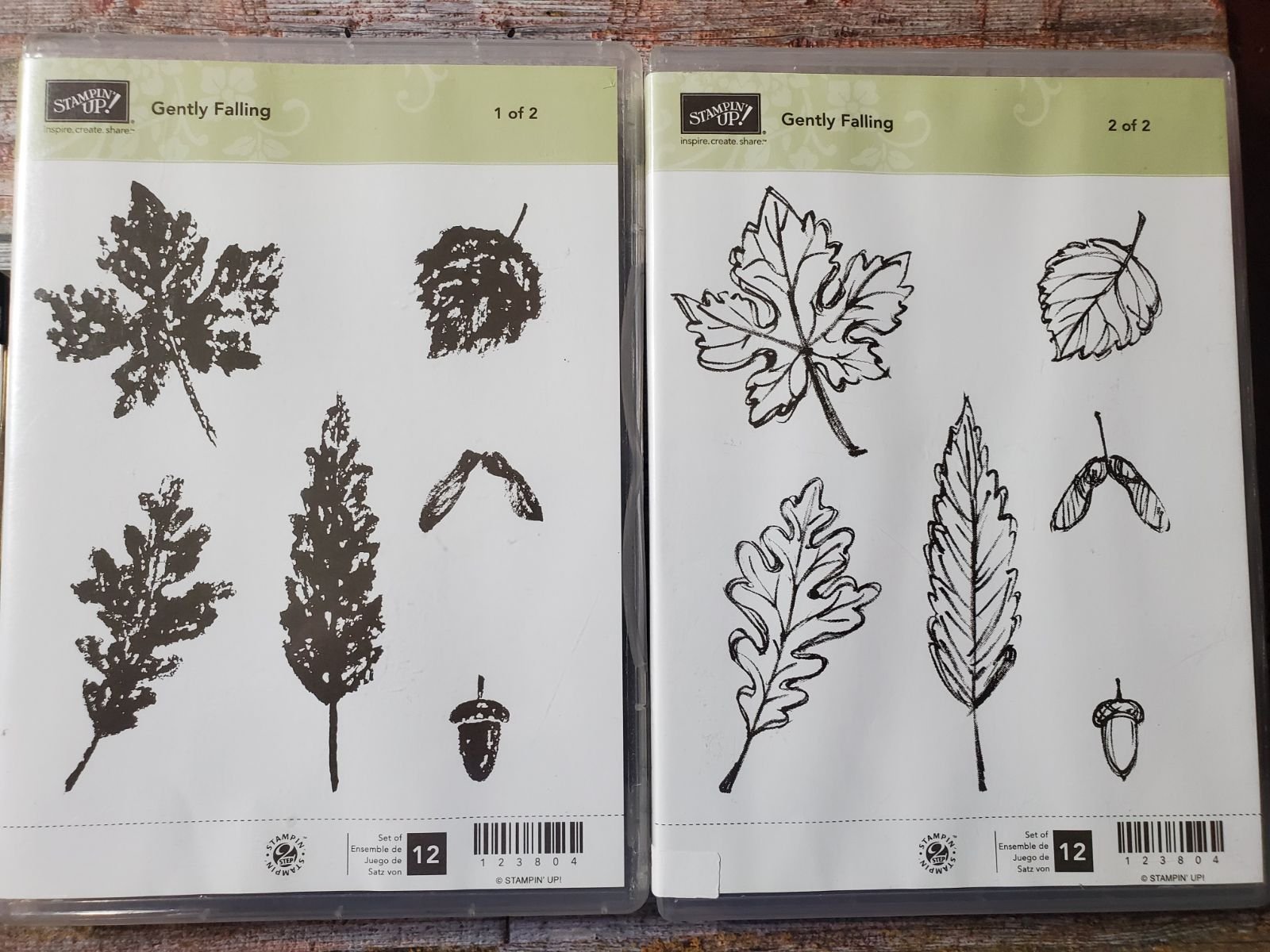 Stampin Up Gently Falling leaves