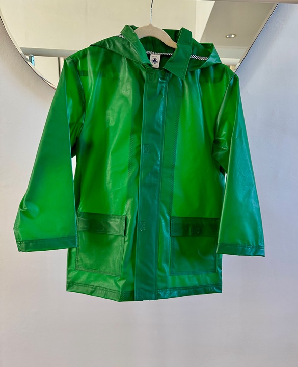 Petit bateau raincoat size 8