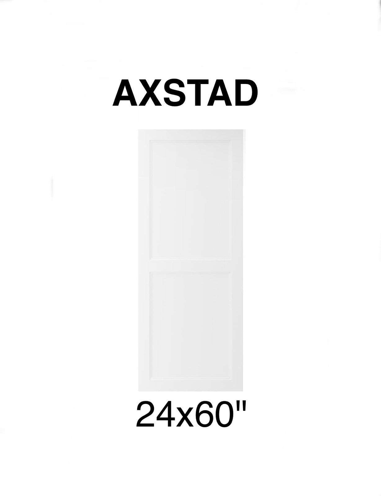IKEA AXSTAD 24x60 door matt white 404.260.82