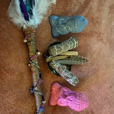 Smudge wand