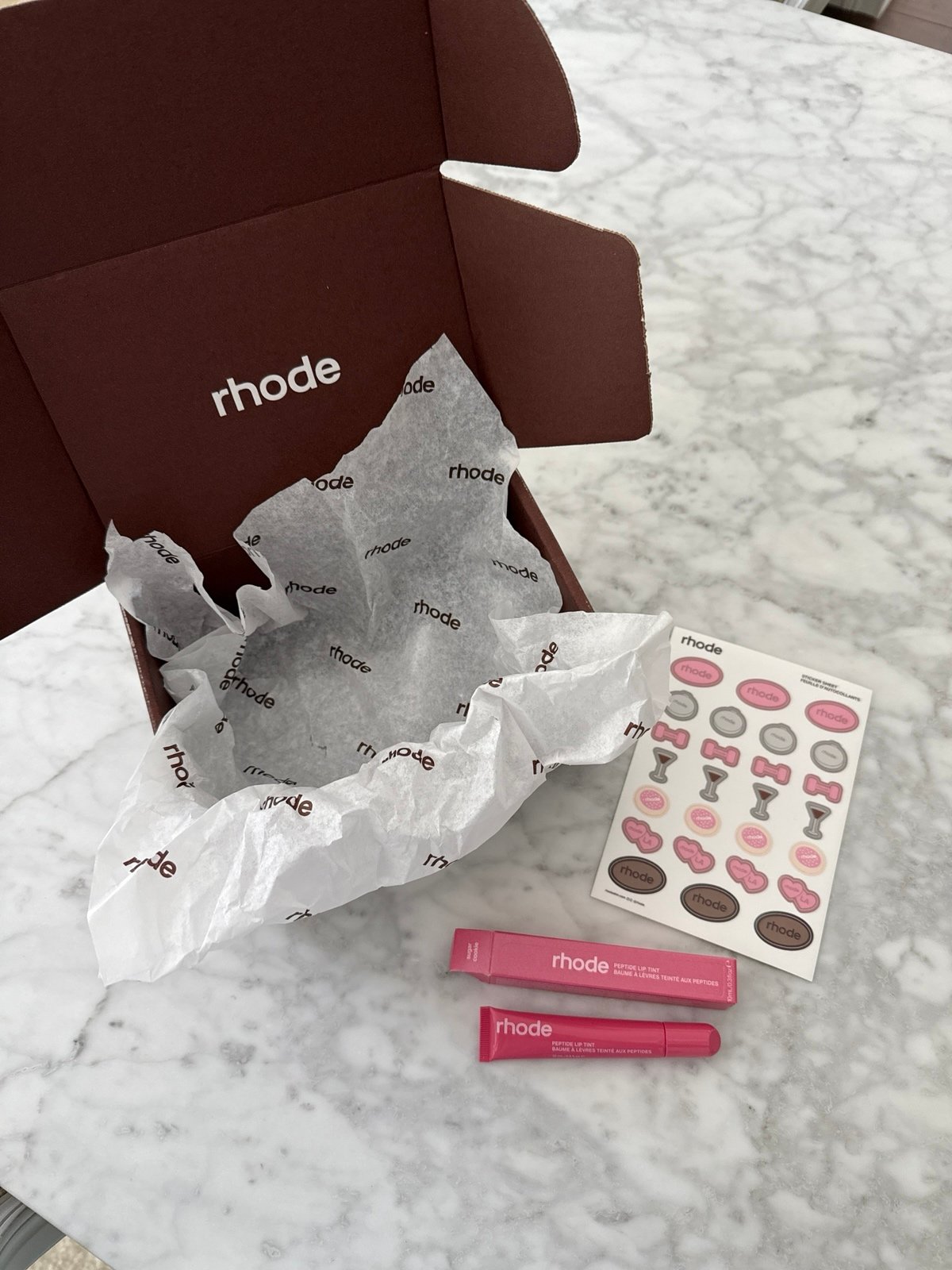 SHIPS NOW Rhode Sugar Cookie Peptide Lip tint + stickers