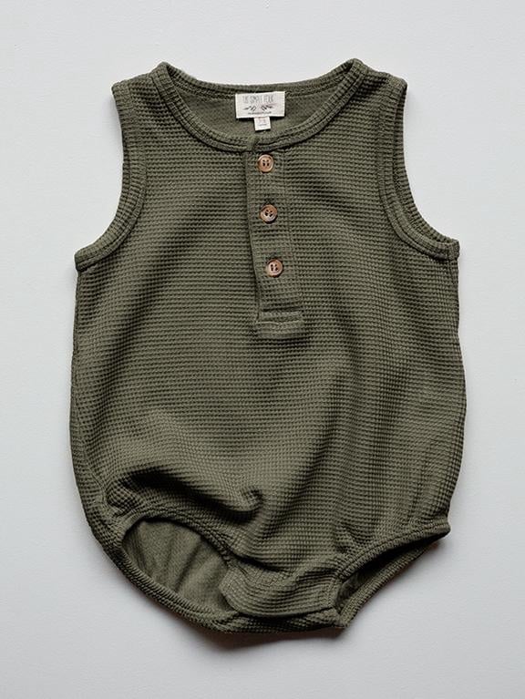 The Simple Folk The Seeker Romper Olive Kids Size 9/10Y