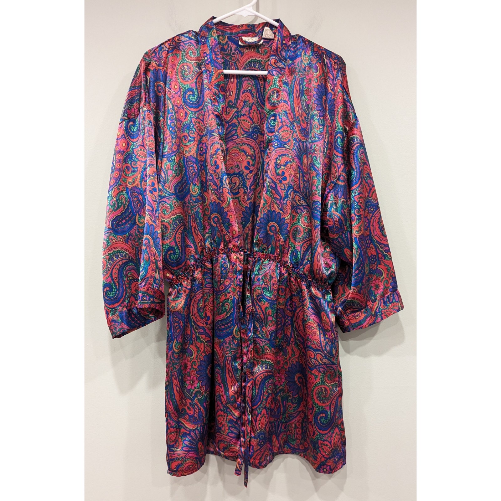 Victoria's Secret Vintage Gold Label Paisley Robe
