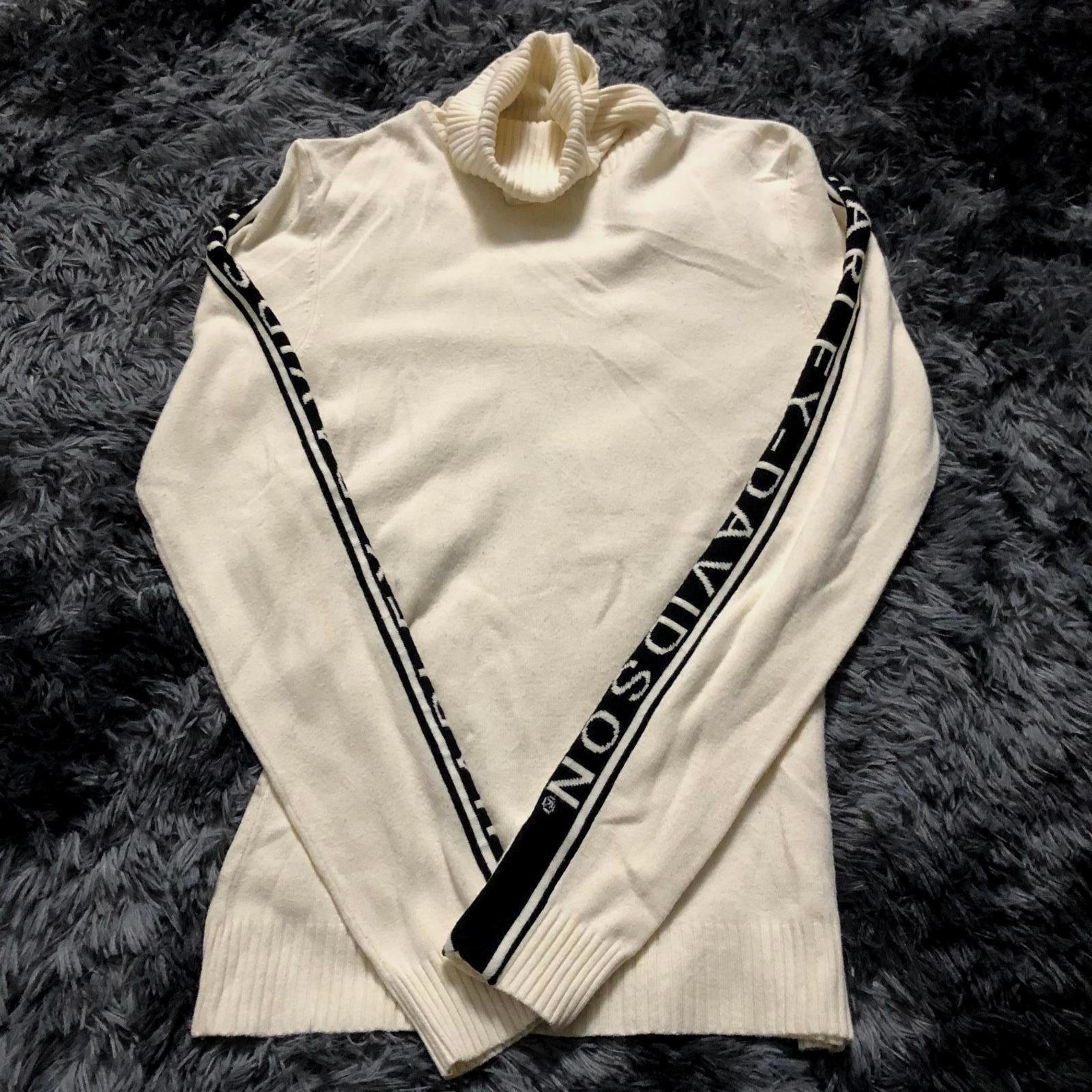 Harley-Davidson Small Women's Cream Turtleneck Sweater