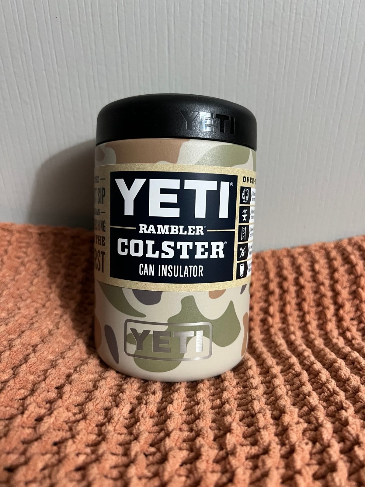 ***BRAND NEW*** Yeti Rambler Camo Camouflage 12oz. Insulated Can Colster