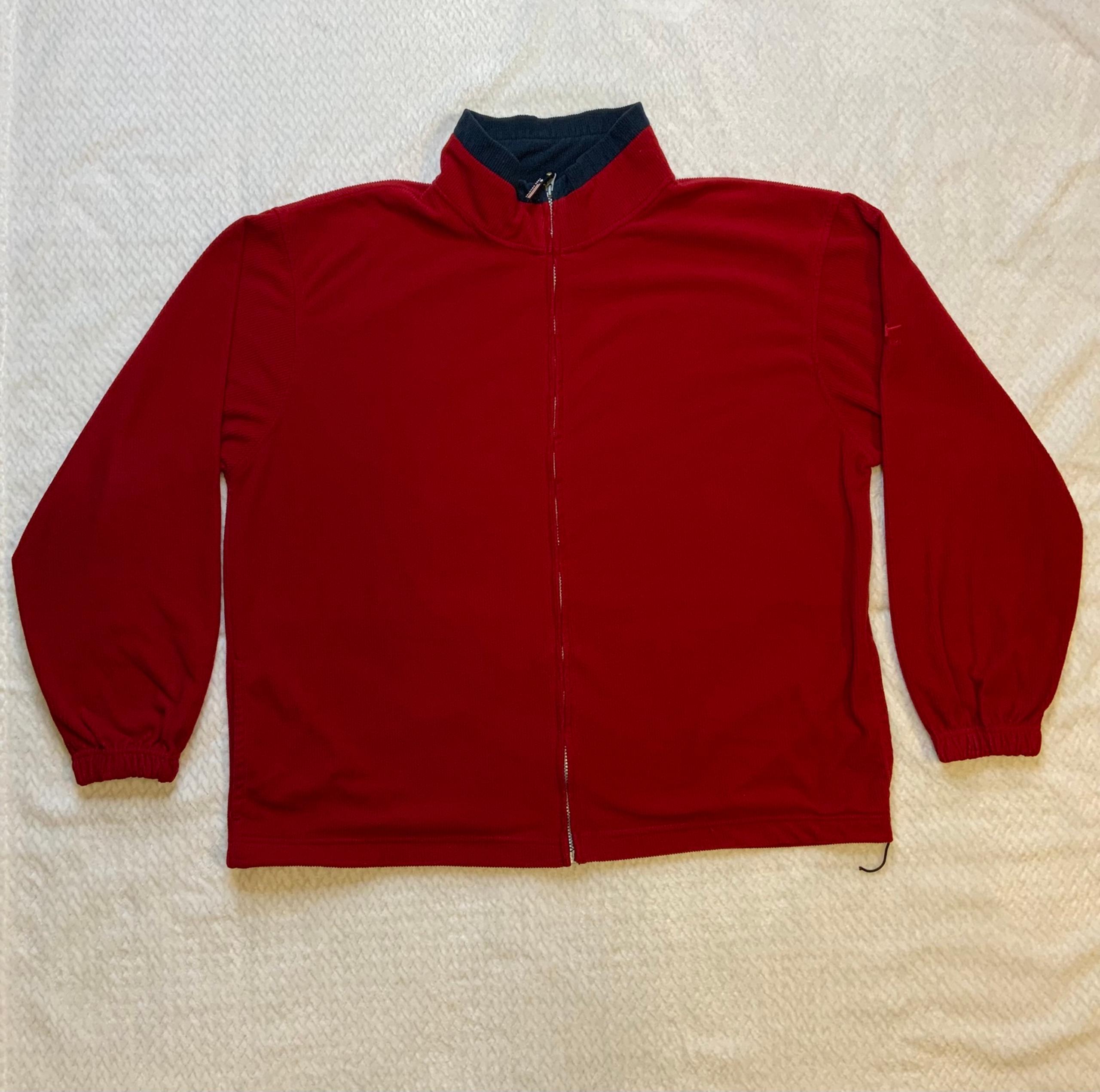 Free country red corduroy full zip jacket (XL)