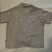 BC ETHIC ASIAN DRAGONS Embroidered SILK Loop Collar M Shirt Gray