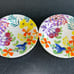 SET OF 2-Anthropologie FAR AFIELD Pattern 8 Salad Plates FREE SHIPPING