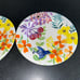 SET OF 2-Anthropologie FAR AFIELD Pattern 8 Salad Plates FREE SHIPPING