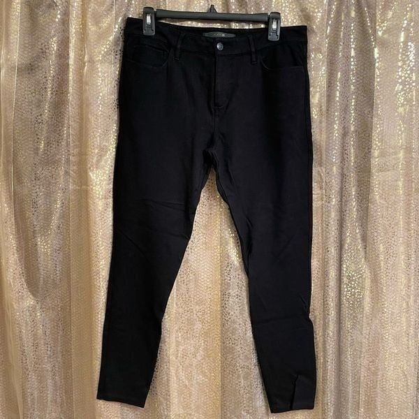 Joe’s Jeans Jet Black The Icon Mid Rise Skinny Ankle Pants, Size 31