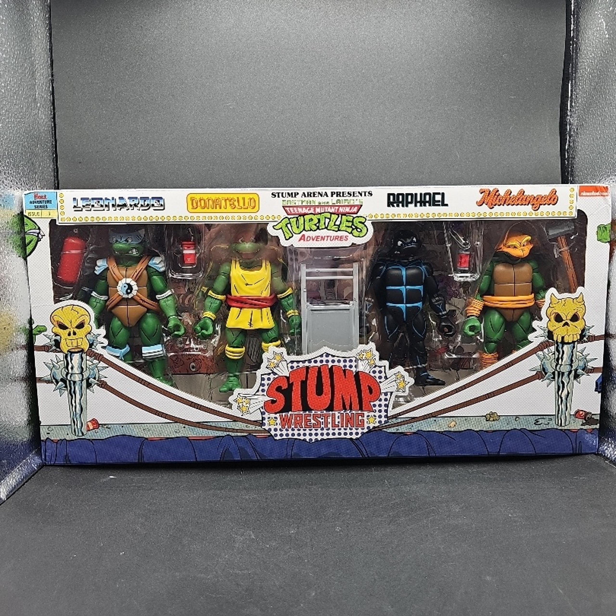 Nickelodeon Action Figure Set Multicolor Sculpted Stump Arena Collectible