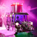 Bath and Body Works Halloween Light-Up Hearse Waterglobe 3-Wick Candle Holder
