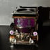 Bath and Body Works Halloween Light-Up Hearse Waterglobe 3-Wick Candle Holder