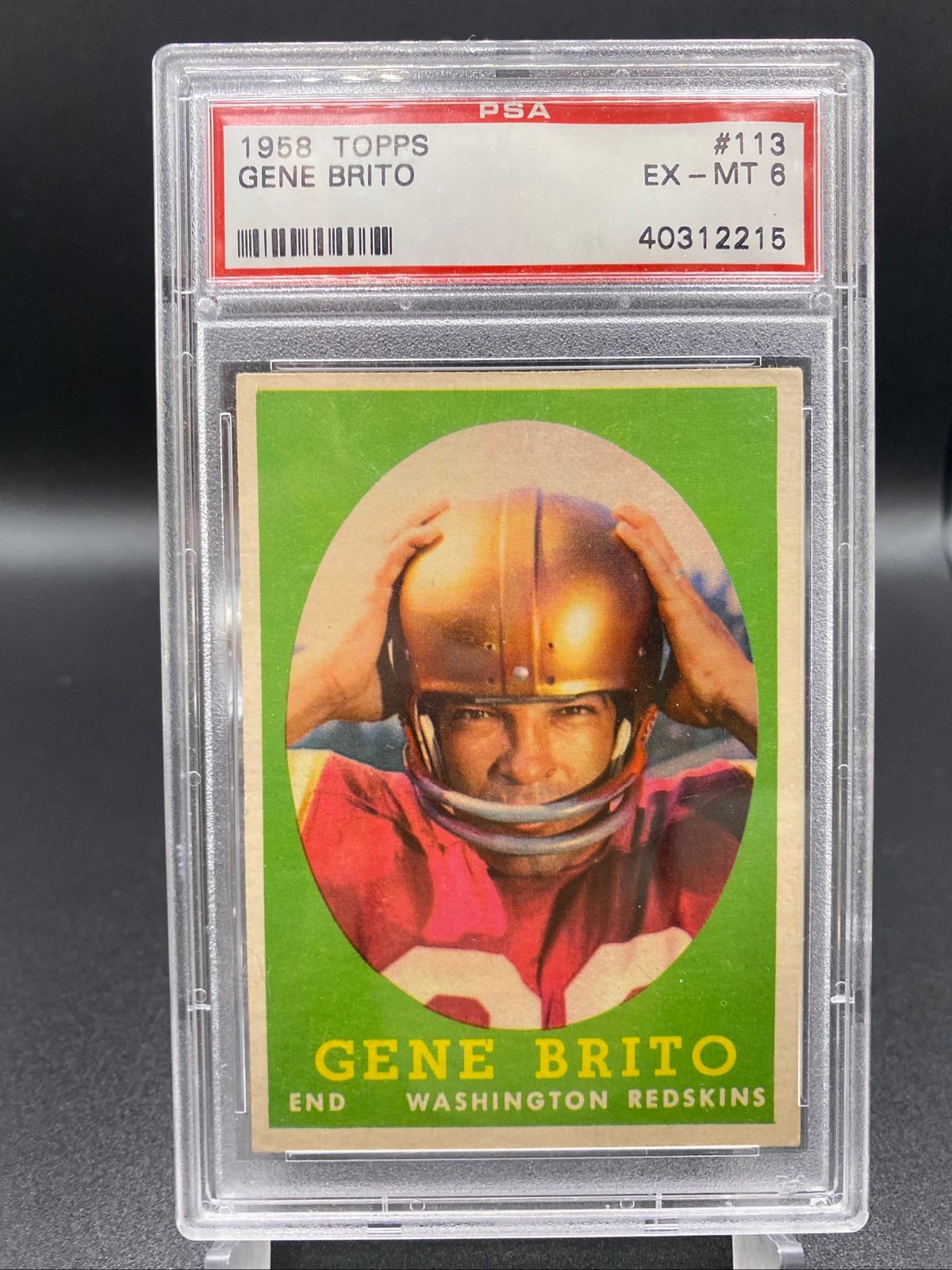 1958 Topps Set-Break #113 Gene Brito PSA 6 EX-MT